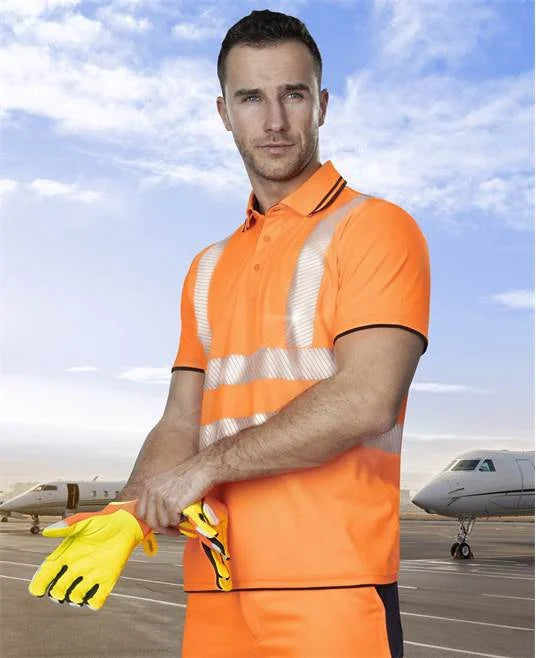 tricou polo reflectorizant