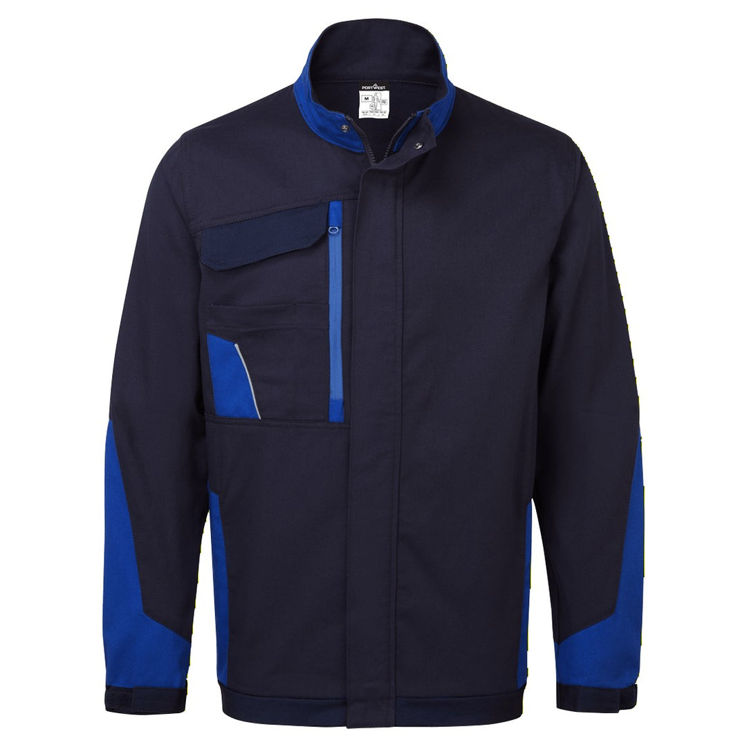 WX1 Jachetă de lucru din bumbac izolată în două tonuri - Bluemarin / Royal