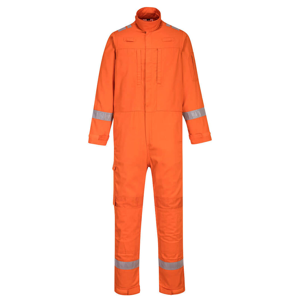 Combinezon cu Panouri Stretch Usor Bizflame Plus - Portocaliu