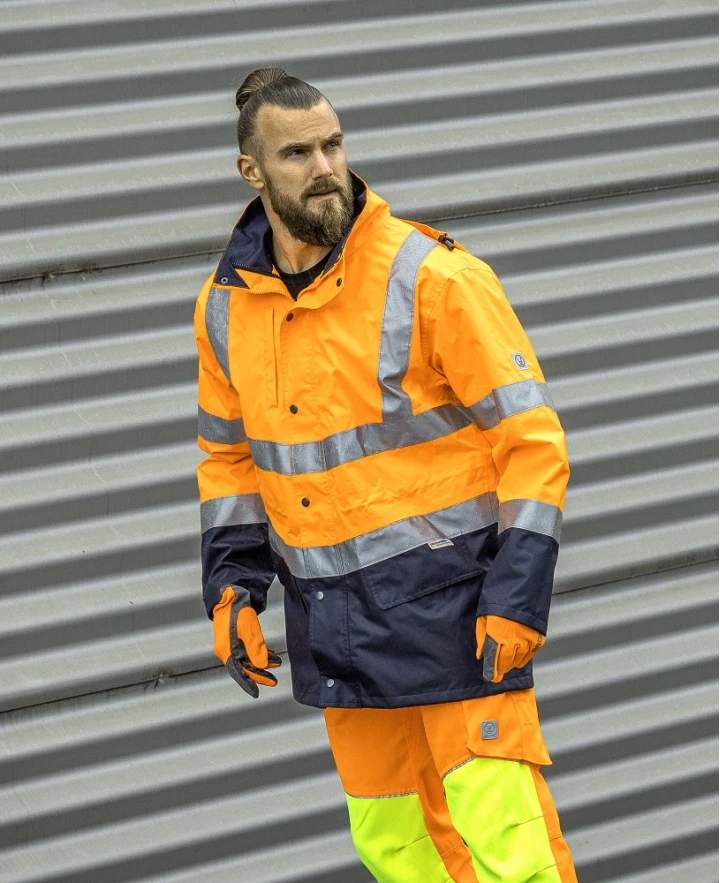 Jacheta de lucru reflectorizanta 4-in-1 HI WAY - Ardon