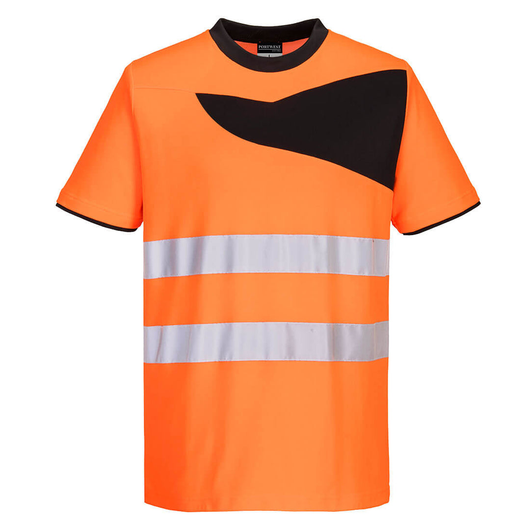 PW2 Tricou HiVis Cotton Comfort S/S - 
