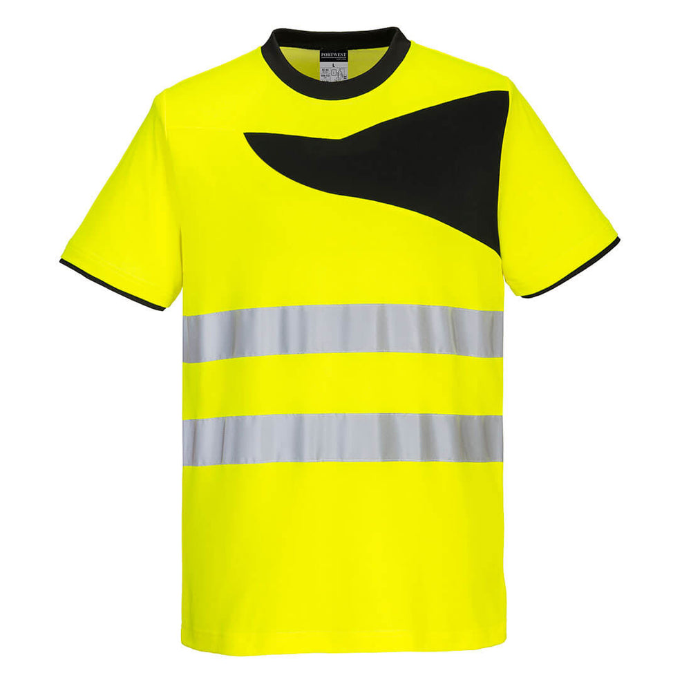 PW2 Tricou HiVis Cotton Comfort S/S - 