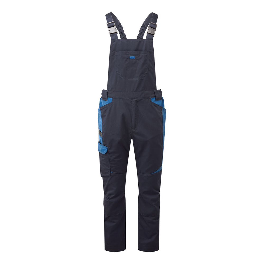 WX3 Pantaloni cu pieptar cu spălare industrială - Navy