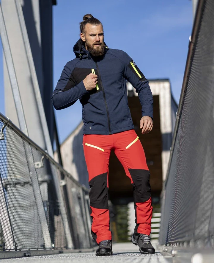 pantaloni outdoor rosii Cityconic