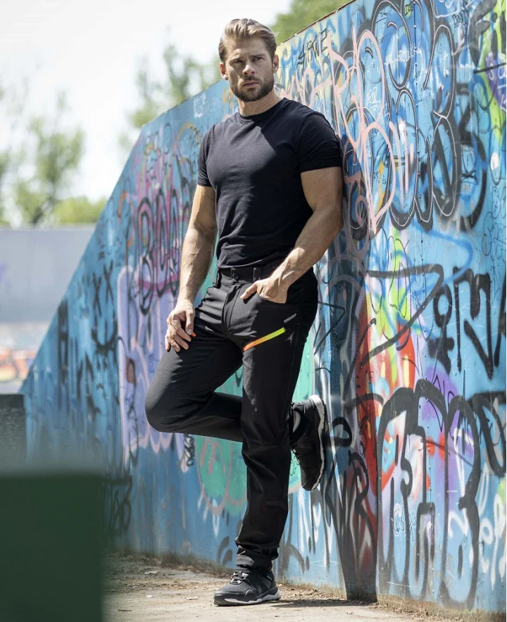 pantaloni softshell negri Cityconic